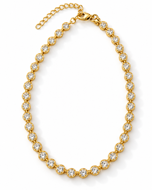 Colier placat cu aur de 18K Glitterati Ray of Light