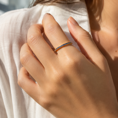 Inel placat cu aur de 18K Glitterati Candy Pop