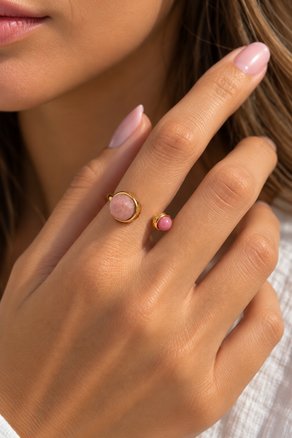 Inel reglabil cu rodonit