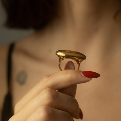 Inel placat cu aur de 18k Glitterati Fierce