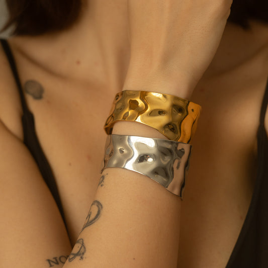 Bratara placata cu aur de 18k Glitterati Cleopatra