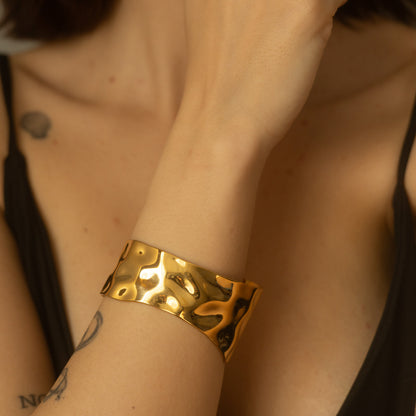 Bratara placata cu aur de 18k Glitterati Cleopatra